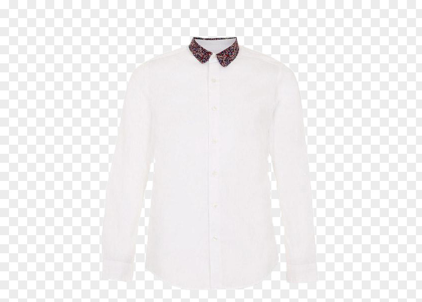 Fashion Simple White T-shirt Collar PNG