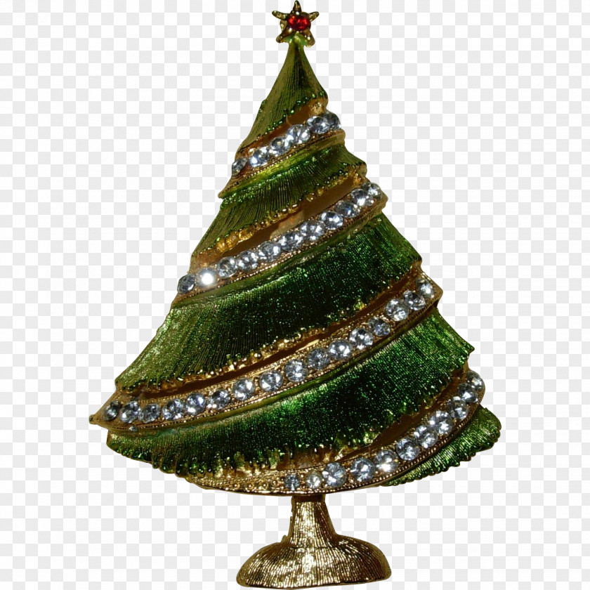 Golden Neon Christmas Tree Spruce Ornament Fir PNG