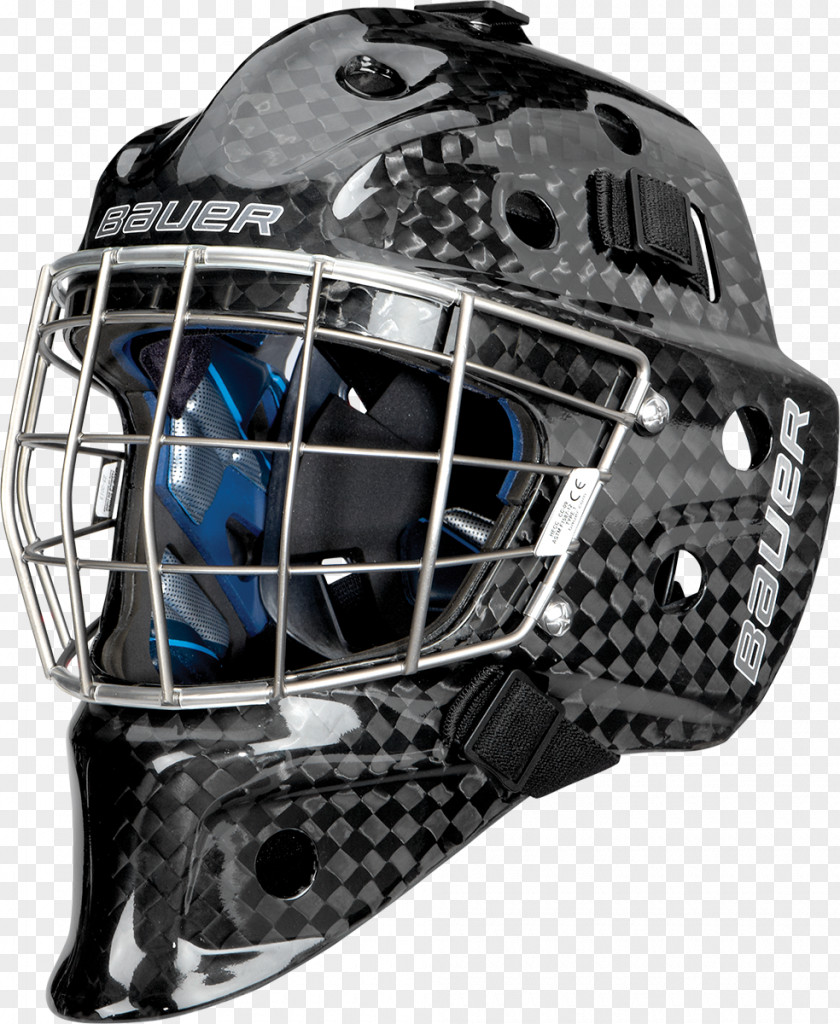 Helmet Bauer Hockey Goaltender Mask Ice Skates PNG