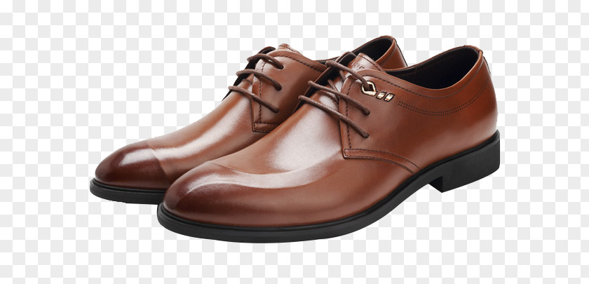 High-end Men's Shoes Oxford Shoe Dress Brown PNG