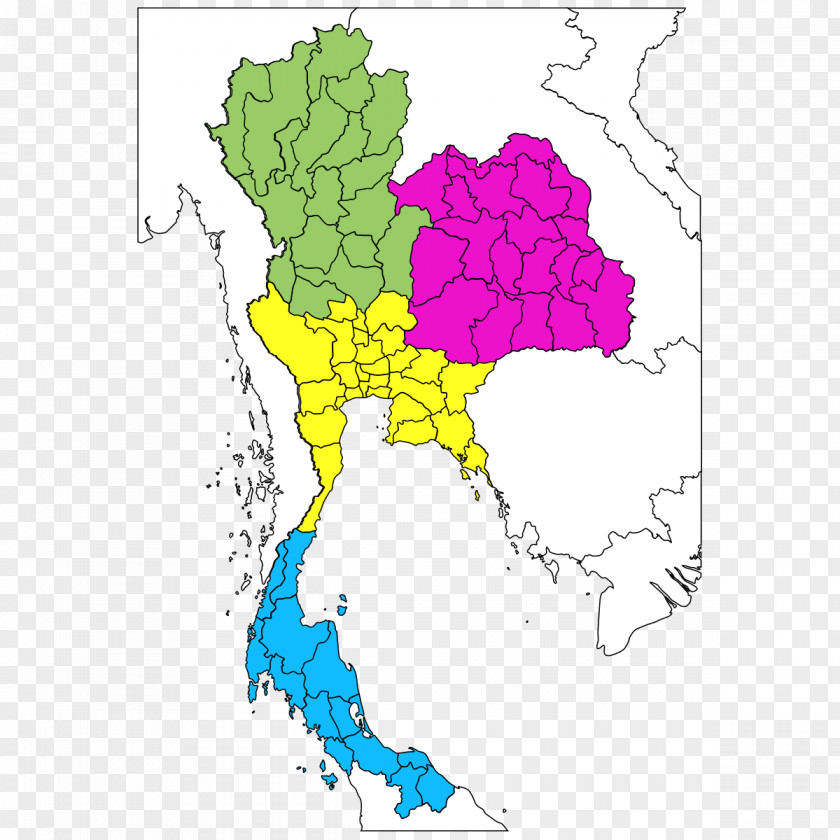 Map Thailand Royalty-free Stock Photography PNG