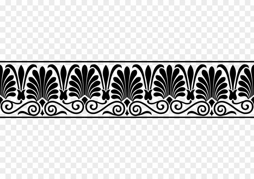 Ancient Greece Clipart Meander Ornament Arabesque Vector Graphics PNG