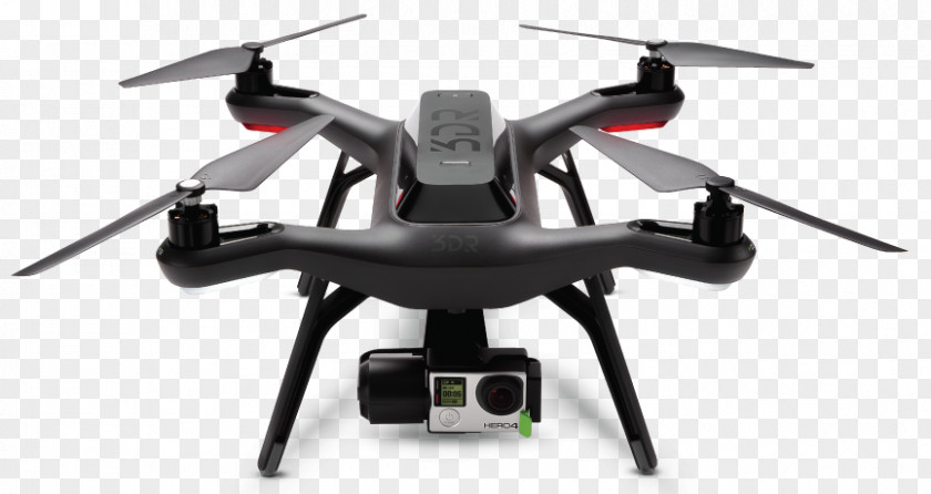 Drone 3D Robotics Unmanned Aerial Vehicle 3DR Solo Mavic Pro Quadcopter PNG