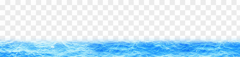 Sea Blue Sky Wave Pattern PNG