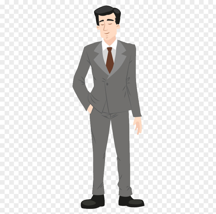 Suits Men Suit Cartoon Formal Wear Illustration PNG