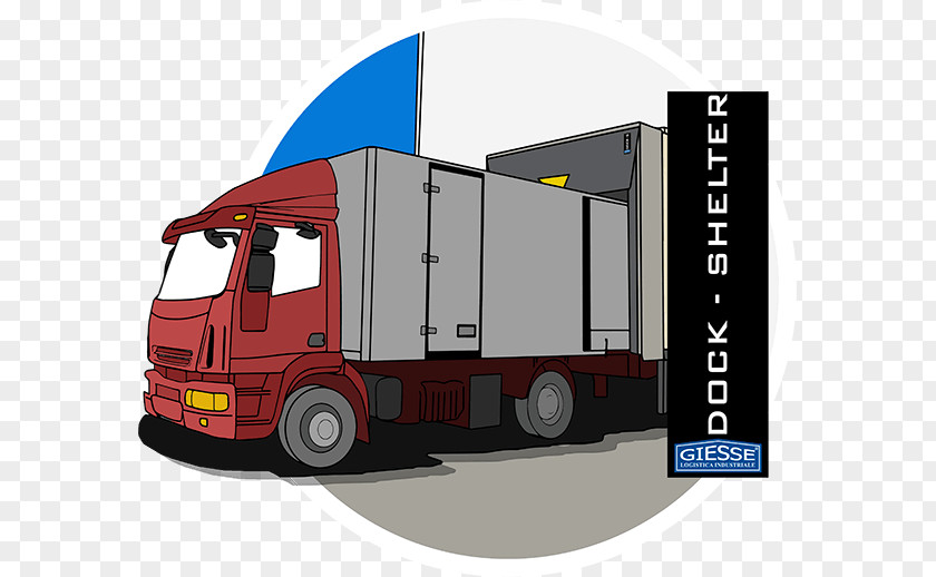 Truck Loading Dock Warehouse Shelter Automotive Design PNG