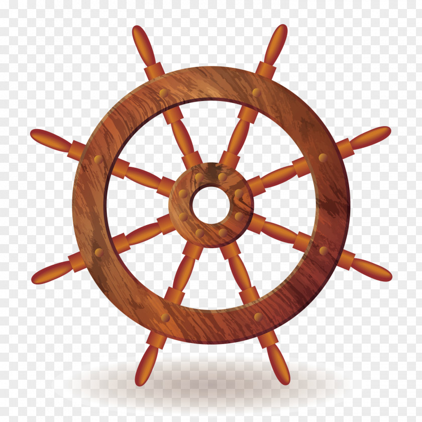 Vector Steering Wheel Car Ships Clip Art PNG