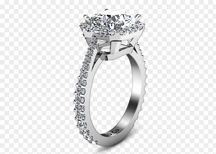 Wedding Ring Diamantaire Silver Jewellery PNG