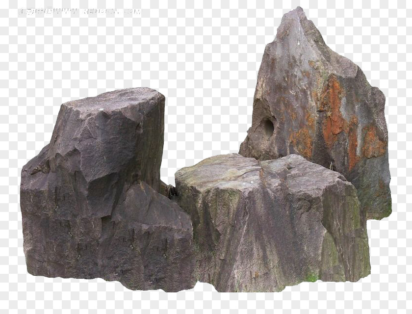 Rockery Stone Pile Rock Pixel PNG