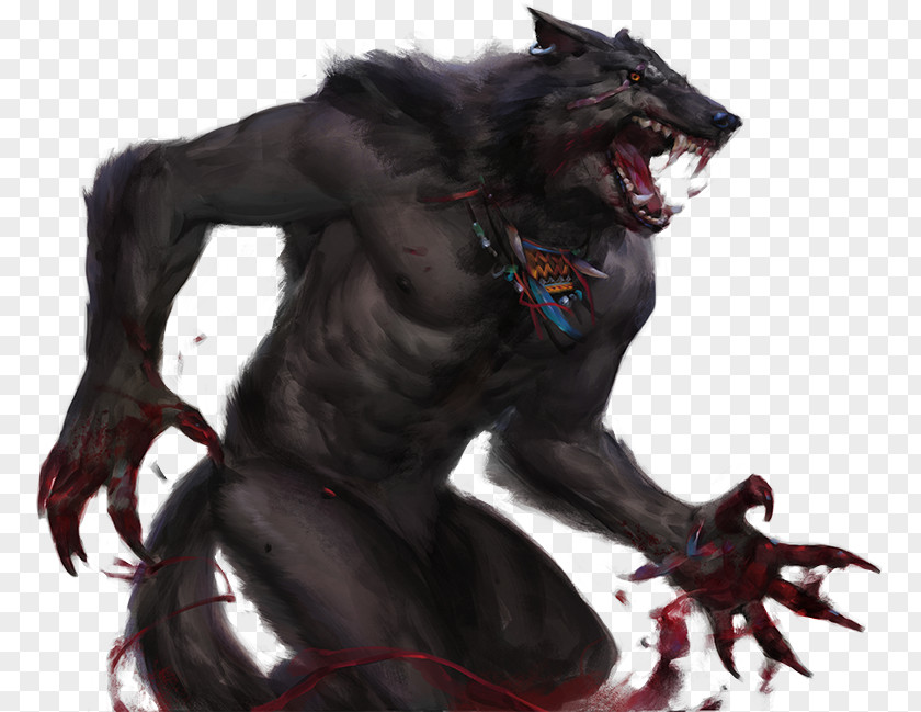 Werewolf Werewolf: The Forsaken Apocalypse Gray Wolf Dungeons & Dragons PNG