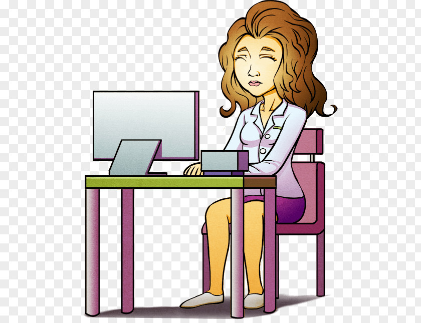 Business Office People Illustration PNG