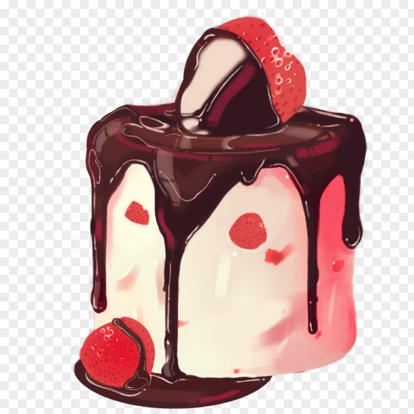 Ice Cream Red Velvet Cake Sundae Chocolate Frosting & Icing PNG