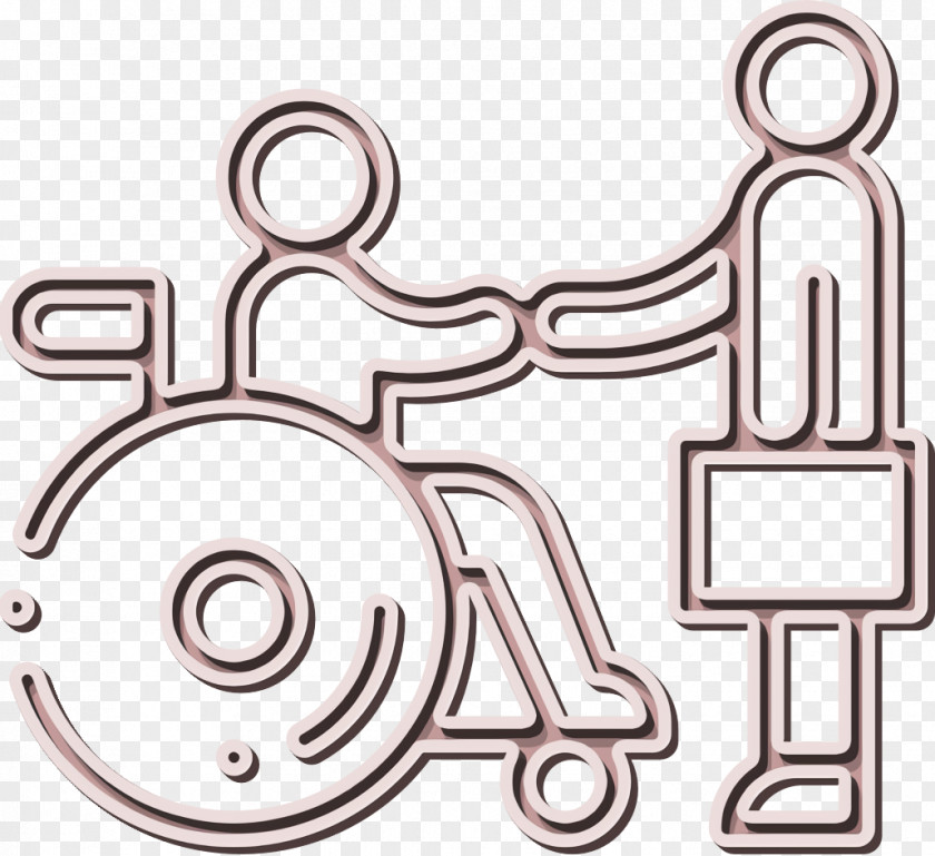 Job Icon Wheelchair Disabled People PNG