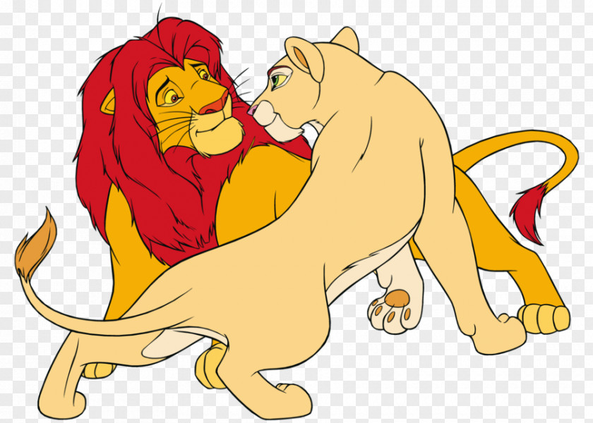 Lion King Simba Nala The Drawing PNG