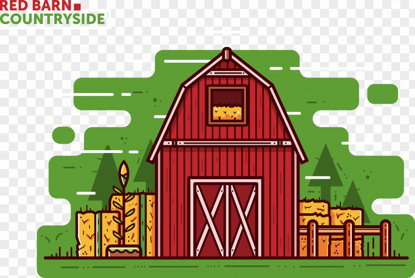 Building Supplies Barn Drawing PNG