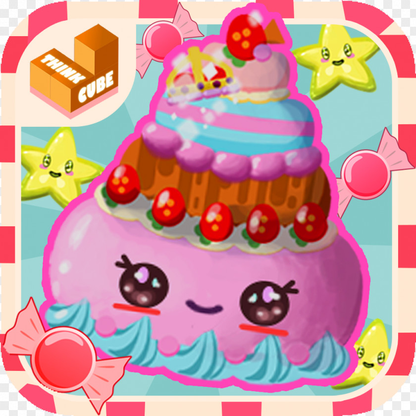 Candy Jelly Birthday Cake Torte Decorating Sugar Paste PNG