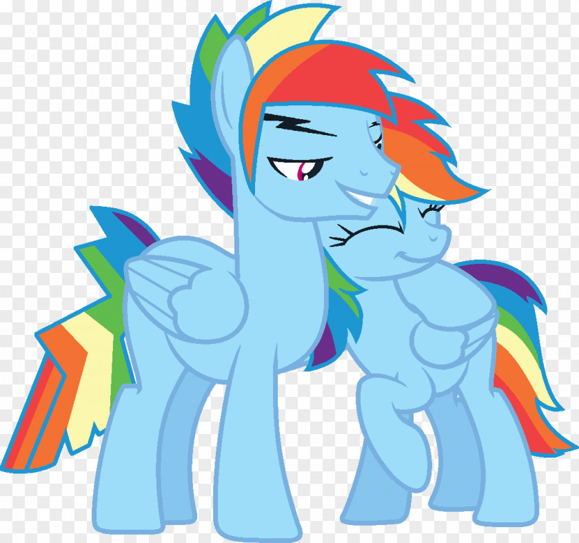 Embrace Pony Rainbow Dash Fluttershy Sunset Shimmer Equestria PNG