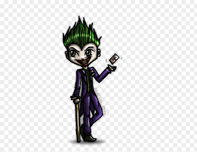 Joker Cartoon Purple Legendary Creature PNG