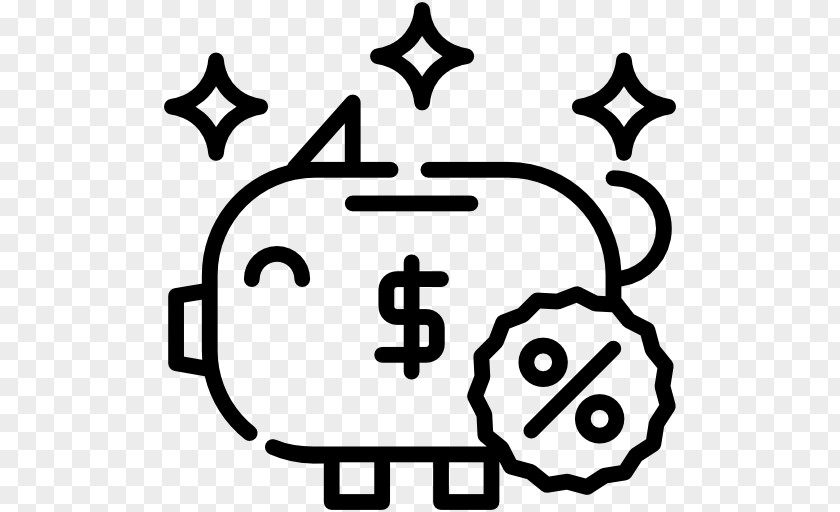 Piggy Bank Icon Transparent PNG
