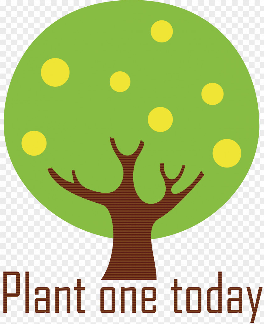Plant One Today Arbor Day PNG