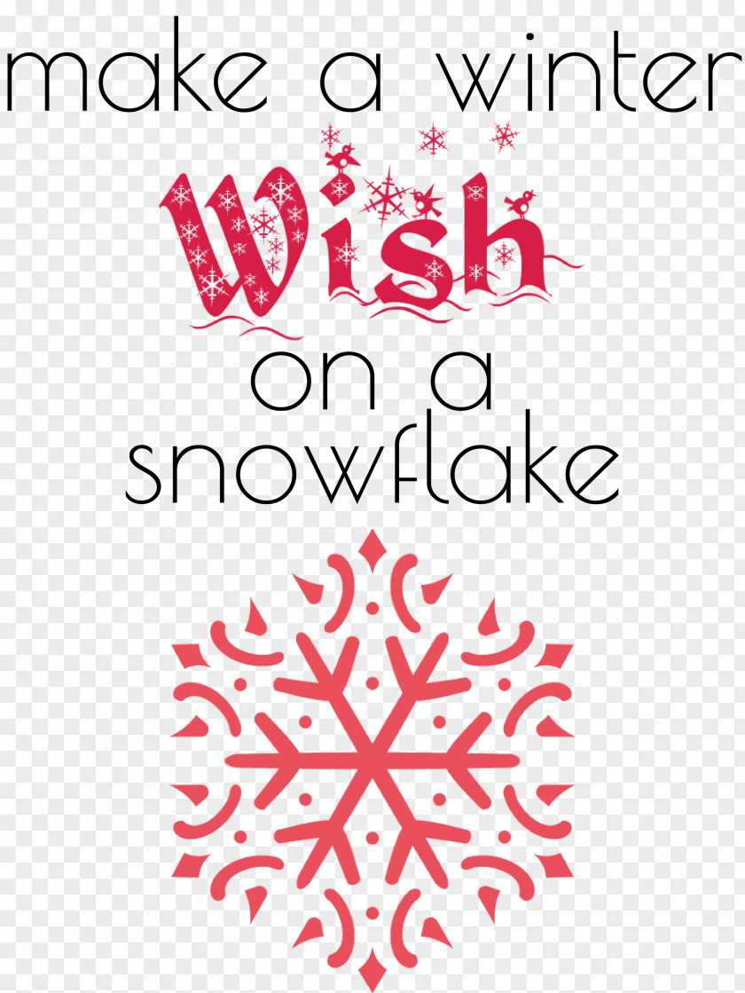 Winter Wish Snowflake PNG