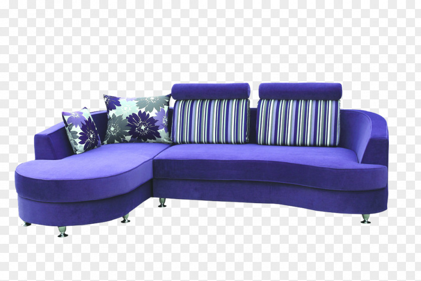 Yan Purple Sofa Bed Couch Furniture PNG