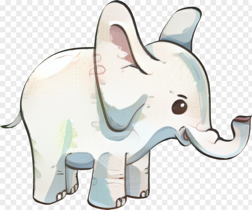 Animal Figure Cartoon Elephant Background PNG