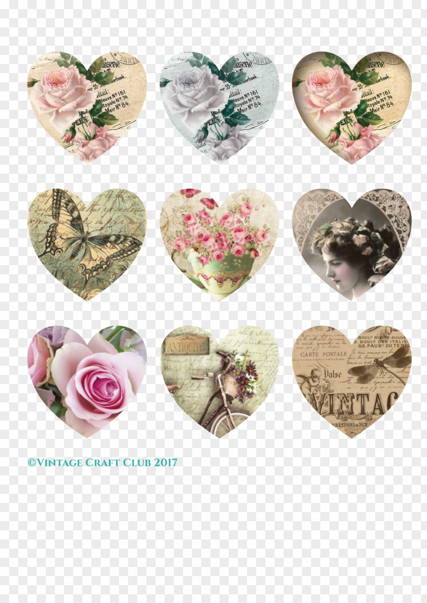 Heart Valentine's Day Antique Gift Romance PNG