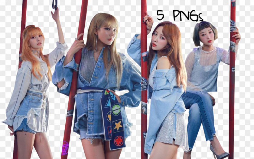 Pack EXID Night Rather Than Day DDD L.I.E Hot Pink PNG