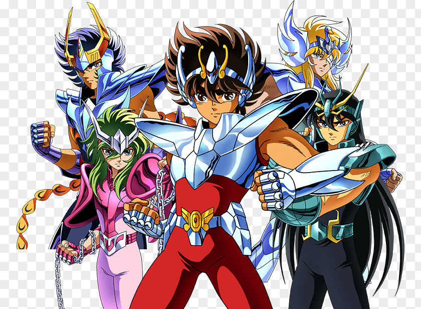 Pegasus Seiya Dragon Shiryū Cygnus Hyoga Aries Mu Phoenix Ikki PNG