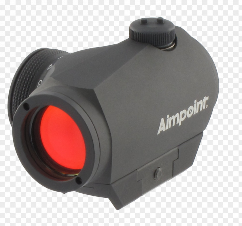 Collimator Sight Aimpoint AB Reflector Red Dot Micro H-1 2 MOA W/Standard Mount PNG