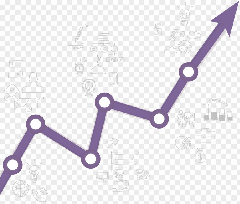Growth Chart Drawing Statistics PNG