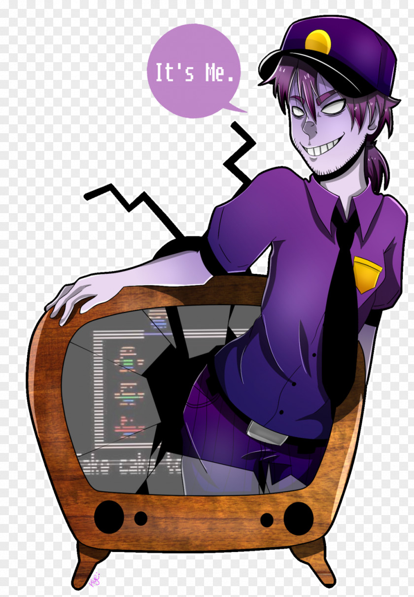 Mike Purple Man Five Nights At Freddy's 2 Drawing Freddy's: Sister Location PNG