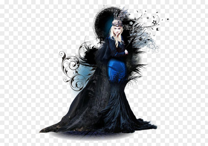 Princess Black Fairy Tale Designer PNG