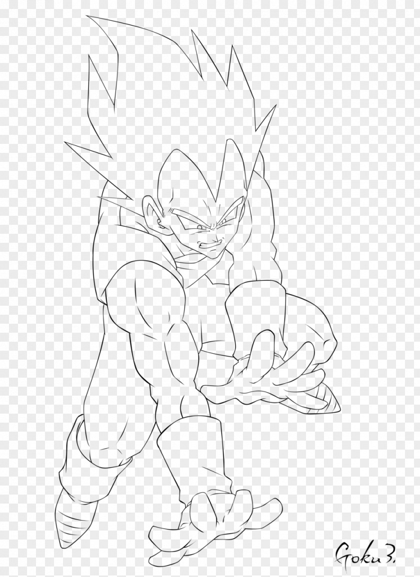 Goku Psd Drawing Line Art Cartoon Inker Sketch PNG