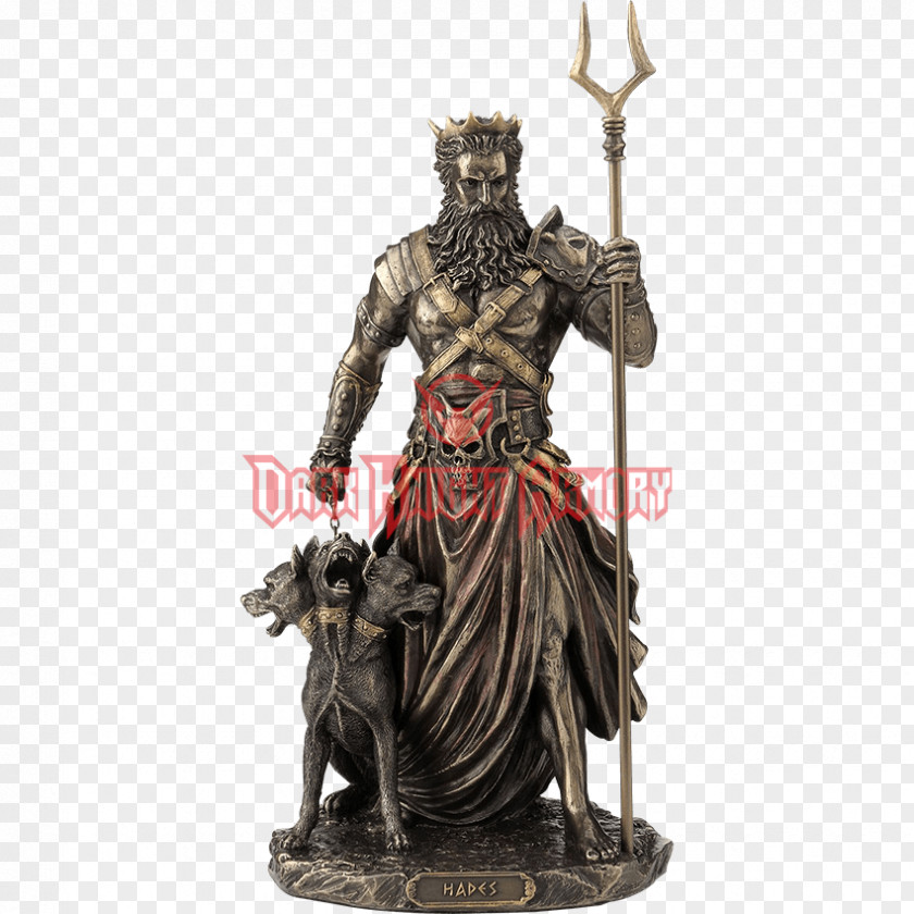 Hades Greek God Statuary Underworld Pluto Statue PNG