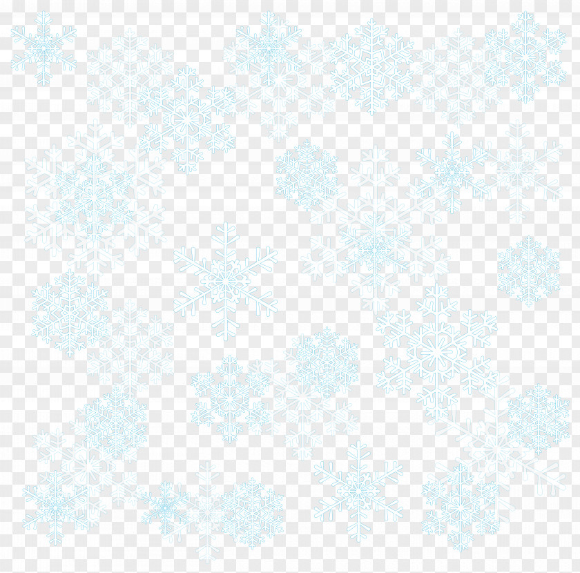 Snowflakes Transparent Decoration Clipart Image Blue Pattern PNG