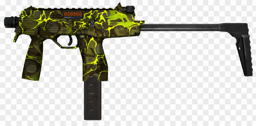 Green Screen Counter-Strike: Global Offensive Brügger & Thomet MP9 Airsoft Guns Submachine Gun PNG
