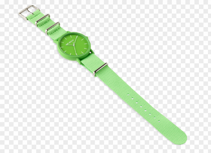 Greenery Watch Strap Bracelet Clock PNG