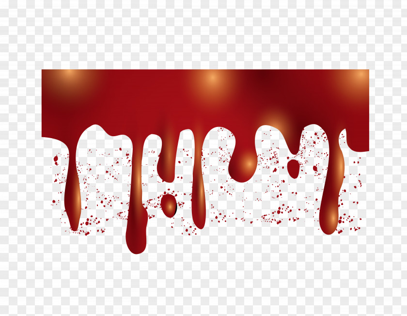 Halloween Bloody Border Blood Font PNG