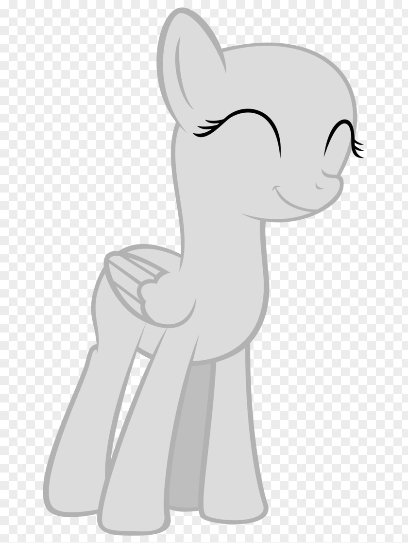 Horse Pony Smile DeviantArt Sketch PNG
