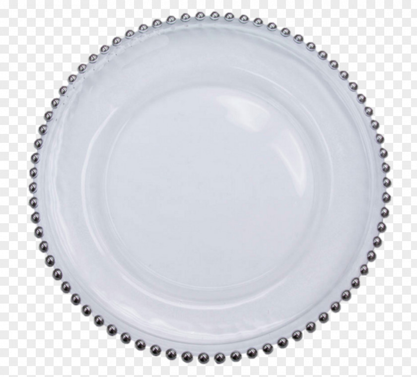 Silver Plate Charger Table Setting Bead PNG
