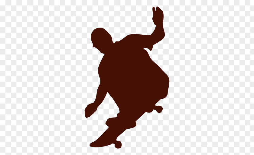 Skateboard Skateboarding Silhouette Longboard Ice Skating PNG