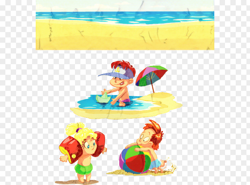 Vector Graphics Image Child Beach Illustration PNG