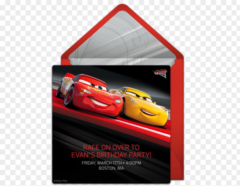 Car Cars Lightning McQueen Wedding Invitation The Walt Disney Company PNG