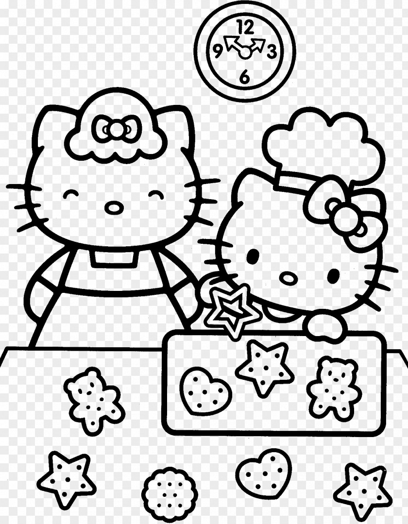 Child Hello Kitty Coloring Book Family PNG