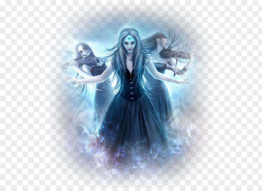 Ghost Fantasy Gothic Art Painting PNG