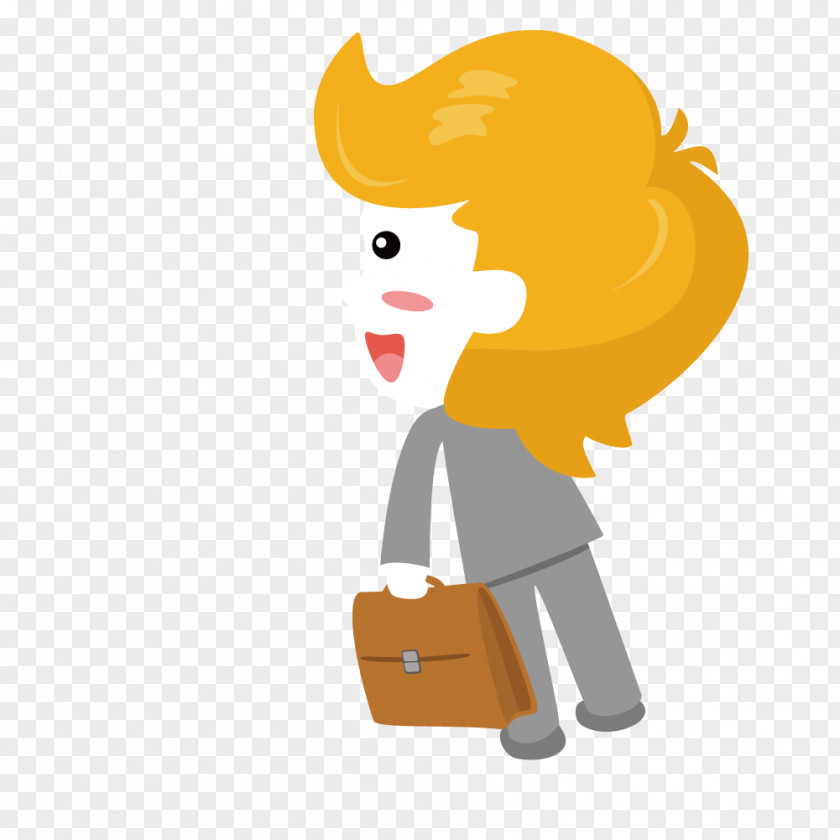 Mention Portable Briefcase Woman Clip Art PNG