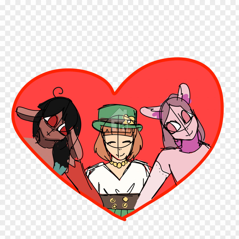 Valentine's Day Headgear Character Clip Art PNG