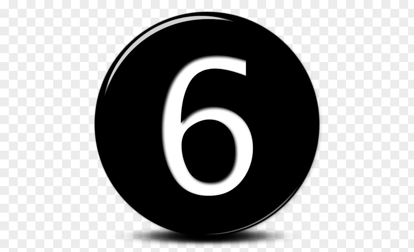 Number 6 Numbers IPhone Plus App Store Icon Design PNG